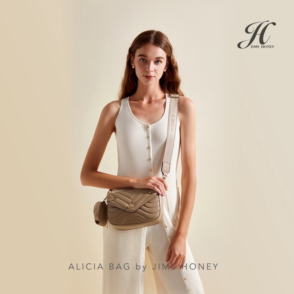 Alicia Bag Jims Honey Tas Selempang Wanita Stylish Jimshoney Import Murah Original Fashion Trendy