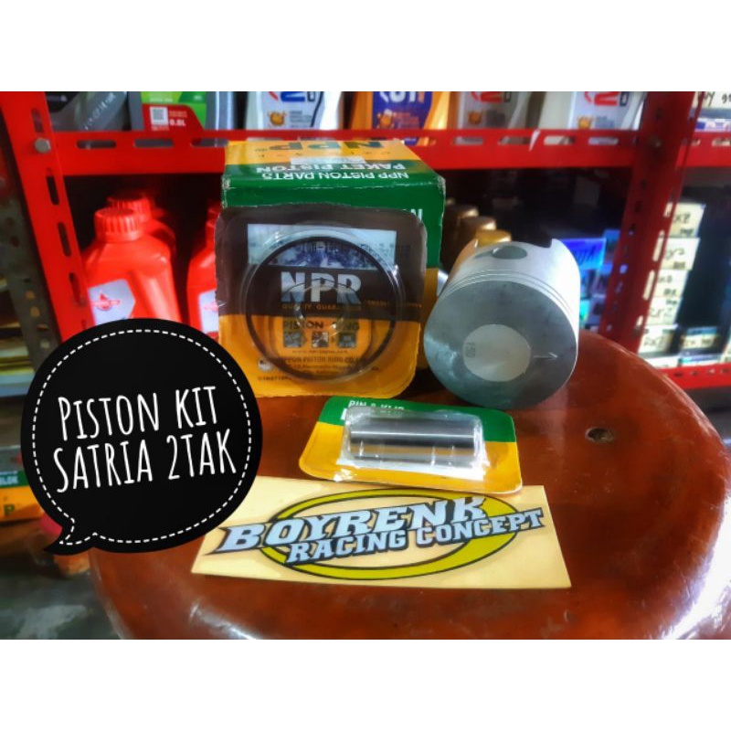 PISTON KIT SATRIA 2T STD s/d 200 - BOYRENK RACING