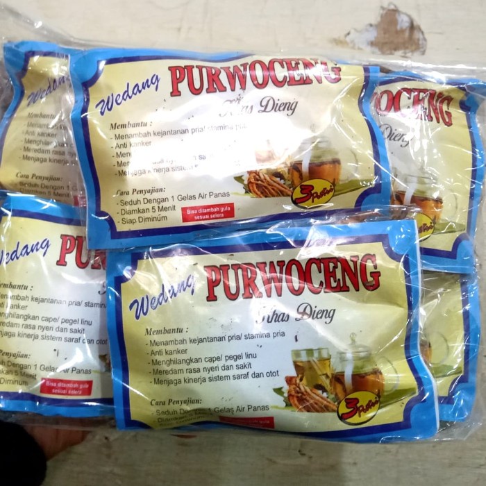 

Wedang Purwaceng Teh Khas Dieng (1 pax isi 10 bungkus) (BERKUALITAS)