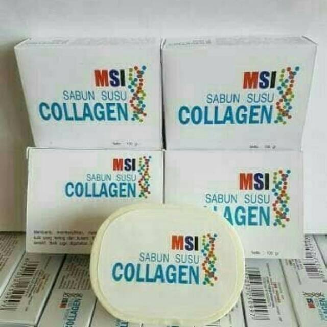 Sabun susu collagen MSI - Produk asli