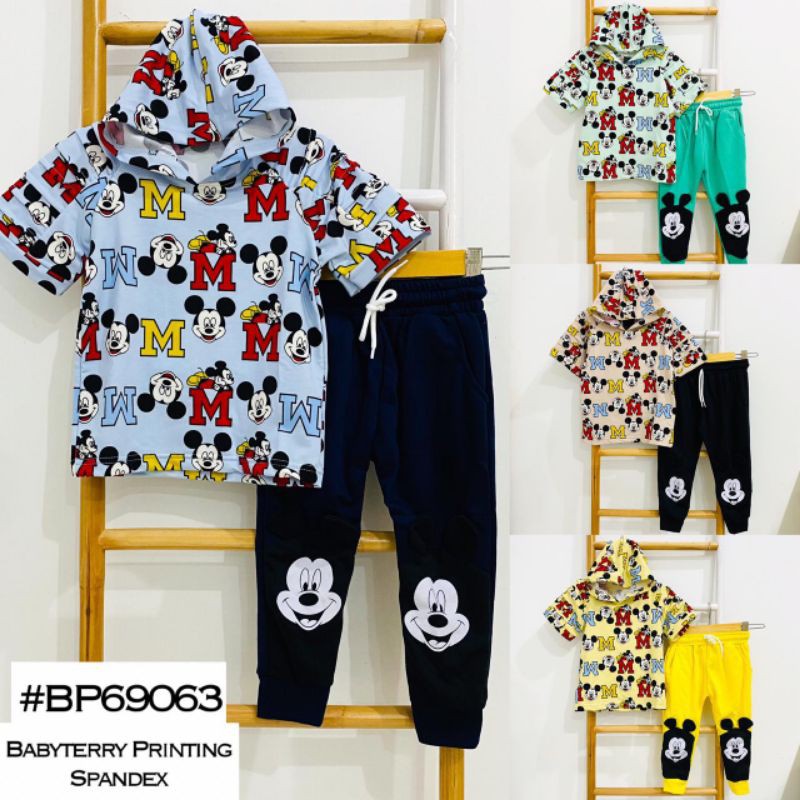 SETELAN ANAK MICKEY / SETELAN JOGER ANAK / SETELAN HODIE ANAK / SETELAN ANAK KEREN / SETELAN ANAK
