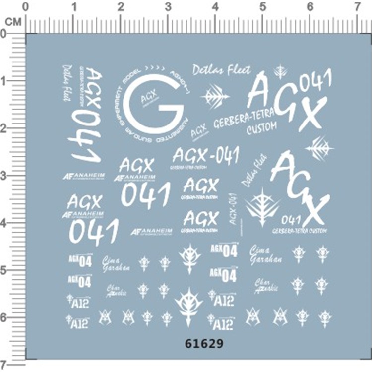 WATER DECAL HG Gerbera Tetra AGX-04 61629