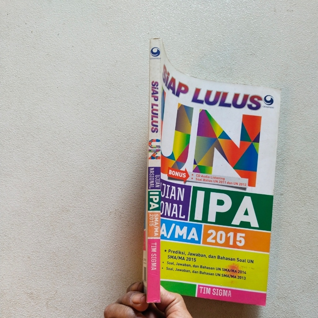 Original Buku Siap Lulus UN IPA SMA-MA 2015 tanpa CD - Tim Sigma-1