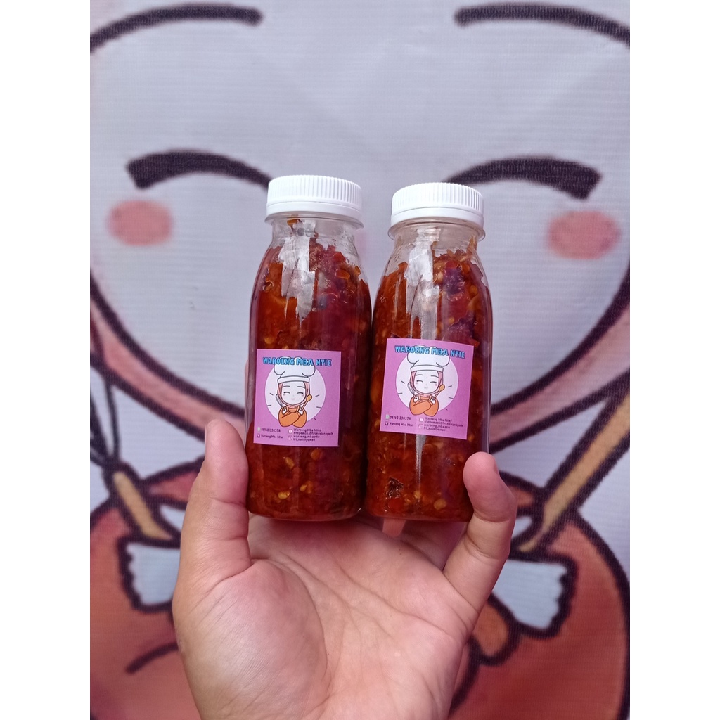 Sambal cumi / teri / tongkol / pete dll / Sambal Kemasan isi 90 gram