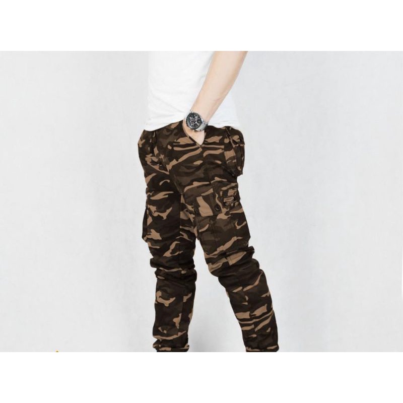 Celana Cargo Loreng Panjang / Celana Loreng Army Murah / Celana Loreng Panjang Pria / Celana Panjang