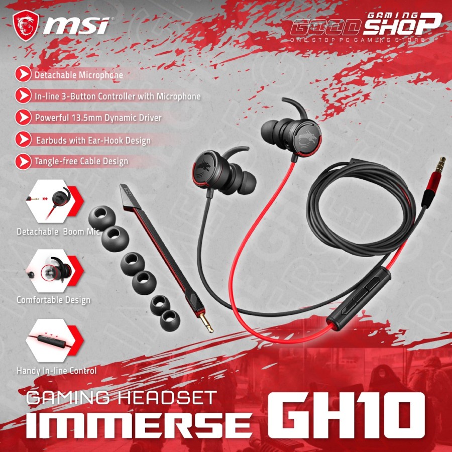 MSI IMMERSE GH10 GAMING HEADSET