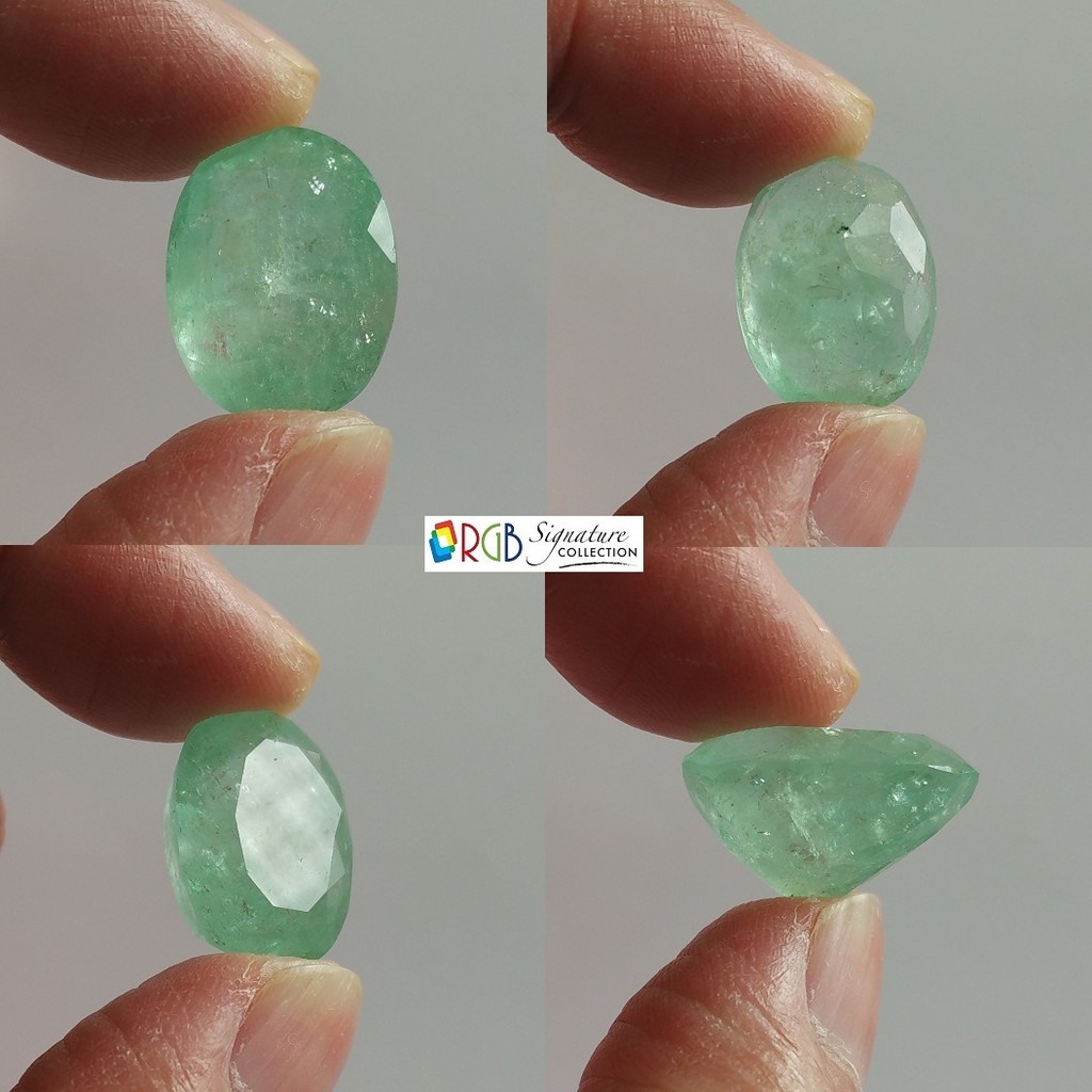 Batu Zamrud (Natural Emerald 18.80 Ct) - Muzo Colombia