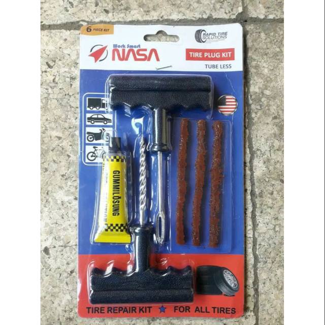 Alat Tambal Ban Tubles NASA Tambal Ban Tubeless | Shopee