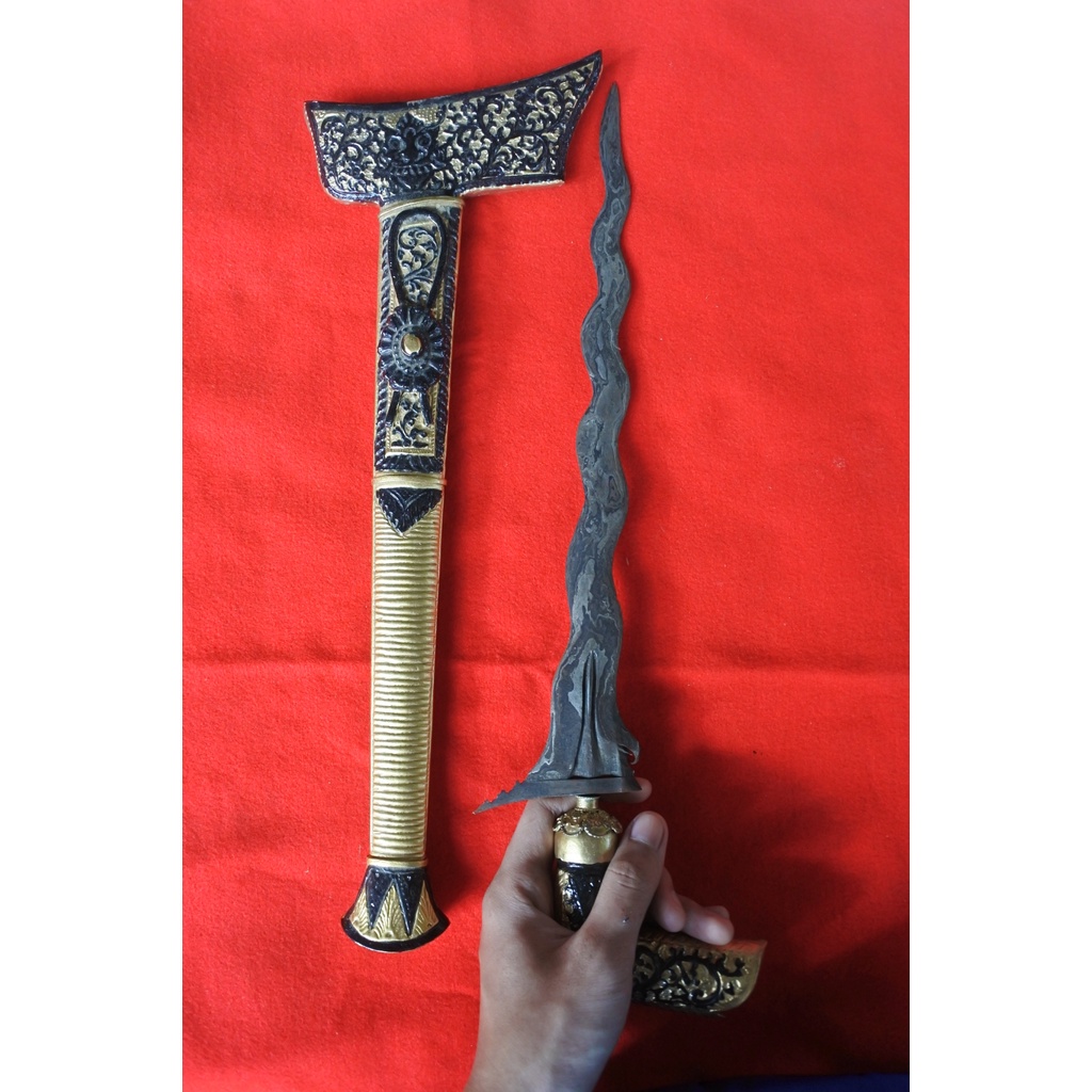 Keris sabuk inten warangka bugis wfn8035
