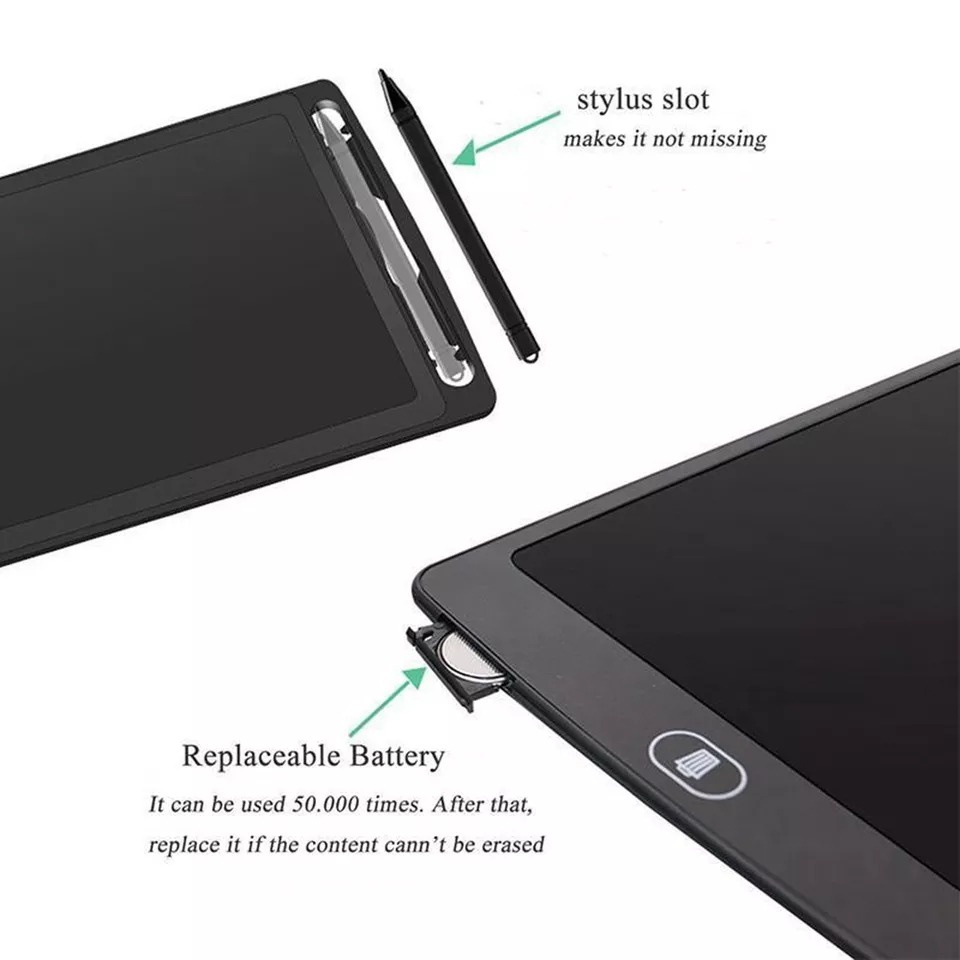 LCD Drawing Writing Tablet 8.5&quot; inch Papan Tulis Digital Anak &amp; Dewasa