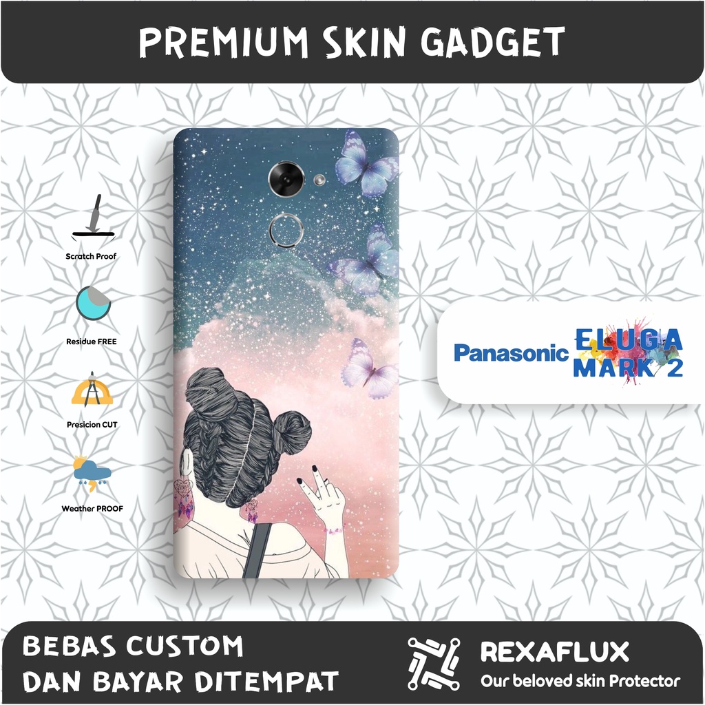 *2PCS* PANASONIC ELUGA MARK 2 Garskin Case/Stiker Protector Free Customs & COD