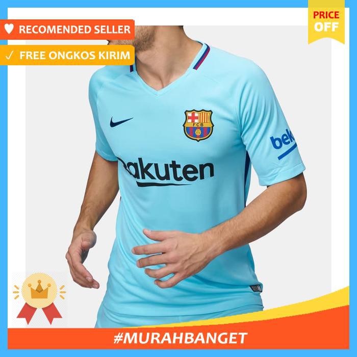 Jersey baju bola barcelona away 2017/18 grade ori - sepak bola & futsal - jersey bola