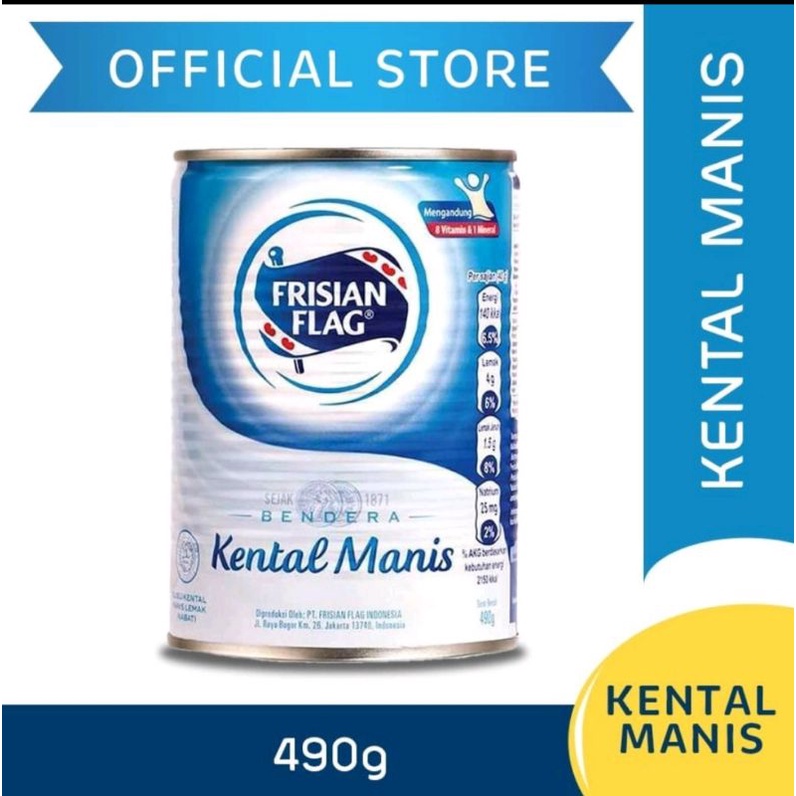 

FRISIAN FLAG KENTAL MANIS 490GRAM