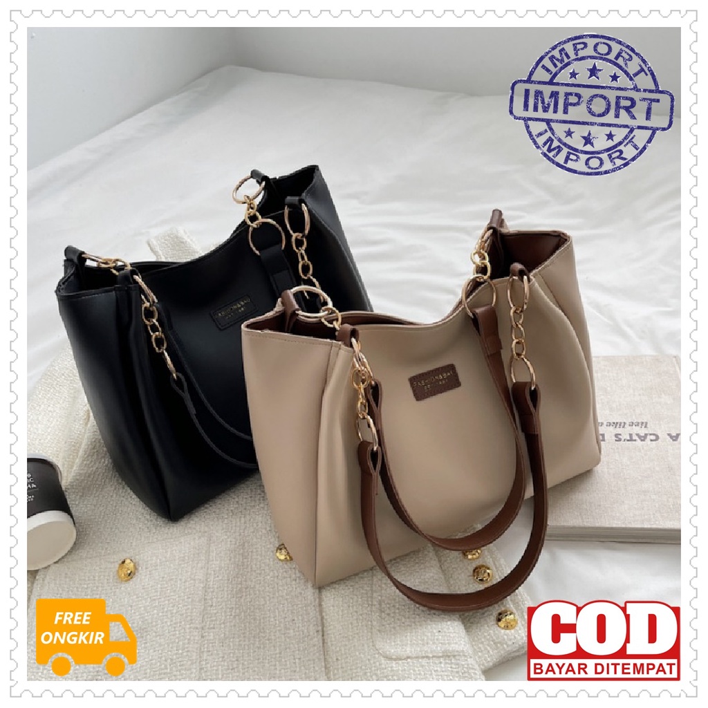 TAS BAHU WANITA VT1960 IMPORT TOTEBAG PESTA PEREMPUAN TAS KULIT HALUS TAS FASHION TAS GURU TAS CEWEK