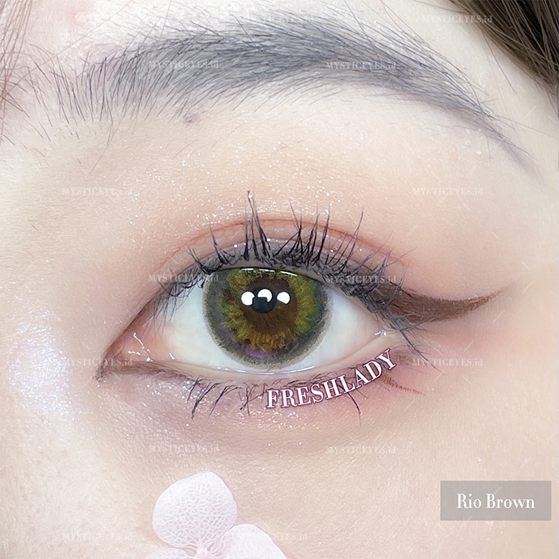 [✅COD] MYSTICEYES SOFTLENS RIO GARDEN SERI 14MM (NORMAL)