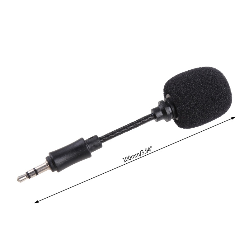 Btsg Mikrofon Stereo Mini 3.5mm Interface Flexible Untuk iPhone / Android