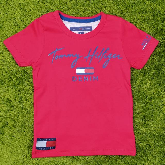 Kaos Tommy tee/kaos laki/atasan murah/lengan pendek
