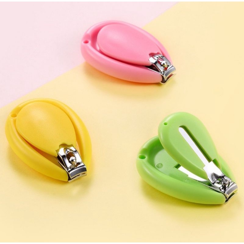JG - Gunting Kuku Bayi Aman Baby Nail Clipper Alat Potong / Jepit Kuku Mini Anak Anti Slip