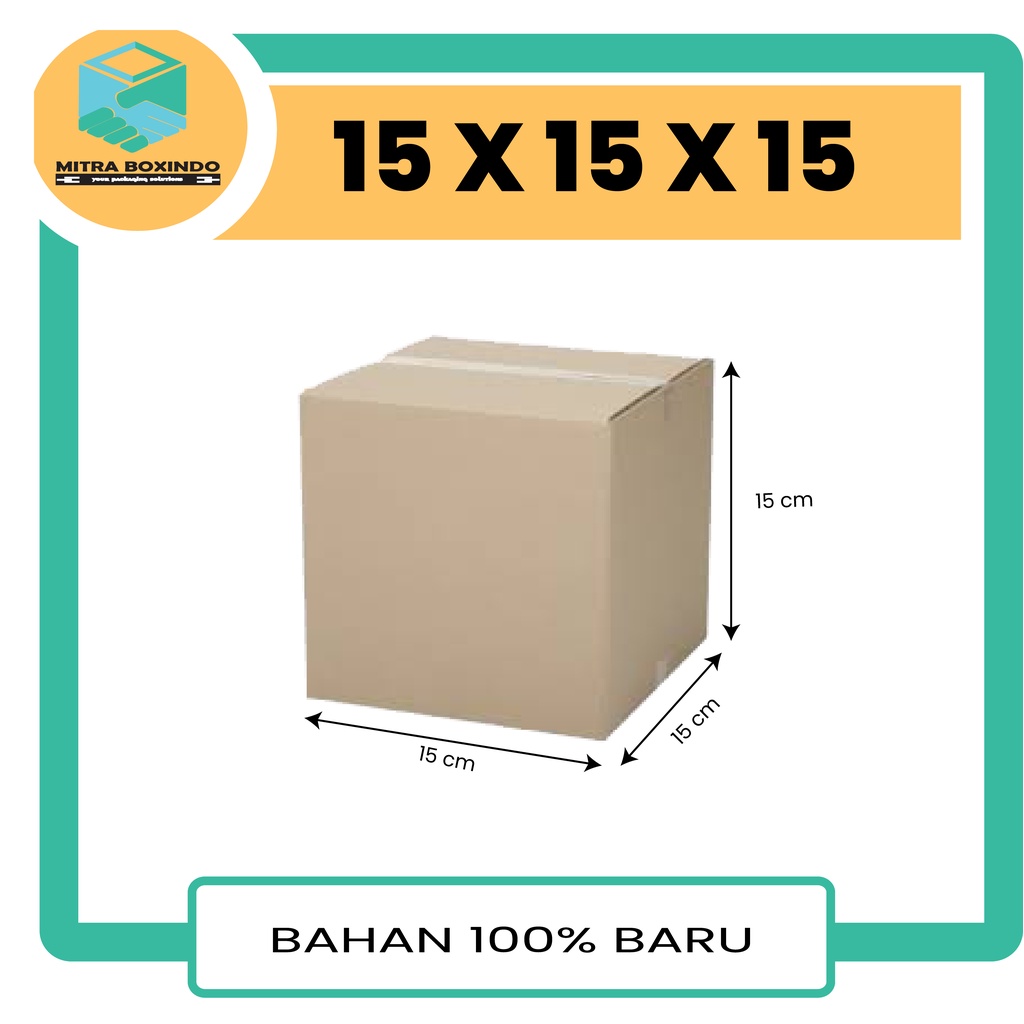 

Kardus Packing Polos dan Tebal Ukuran 15x15x15 cm