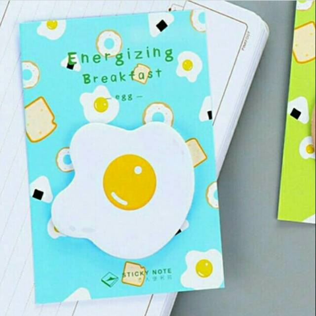 

Energizing Breakfast egg Stickynotes