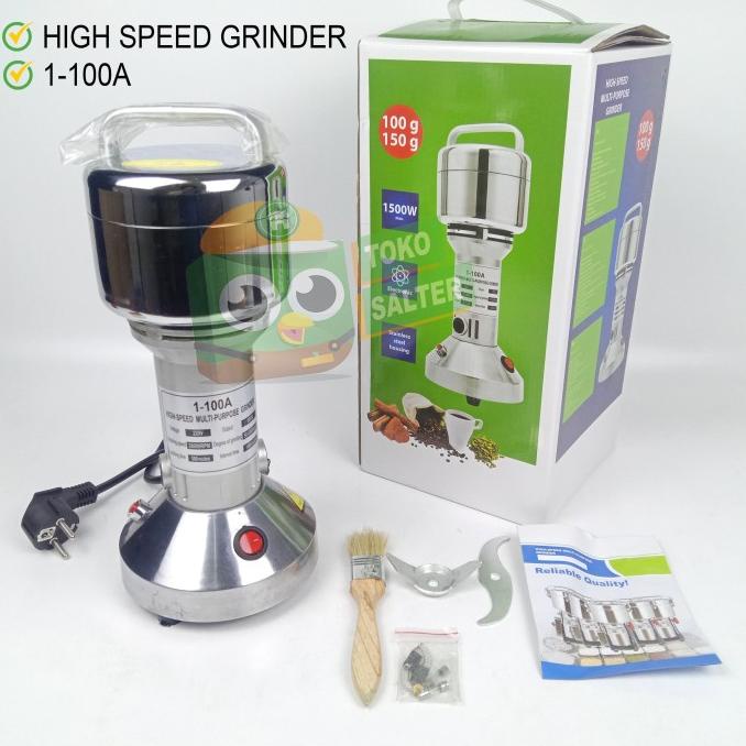 Grinder Mesin Penggiling Giling Bumbu Kopi Rempah Kacang Blue.Bias