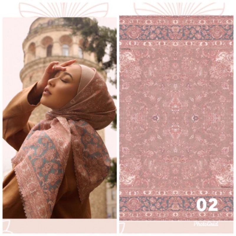 Ready Sale❗ Radwah x Vira Tandia scarf Istanbul Series warna 02