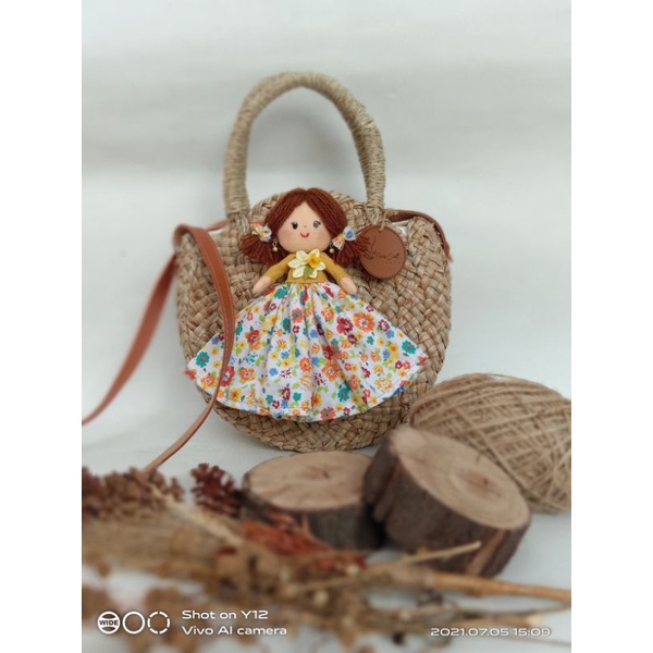 TAS MENDONG UNIK/TAS MENDONG BONEKA IMUT/TAS WANITA/TAS UNIK/TAS ETNIK