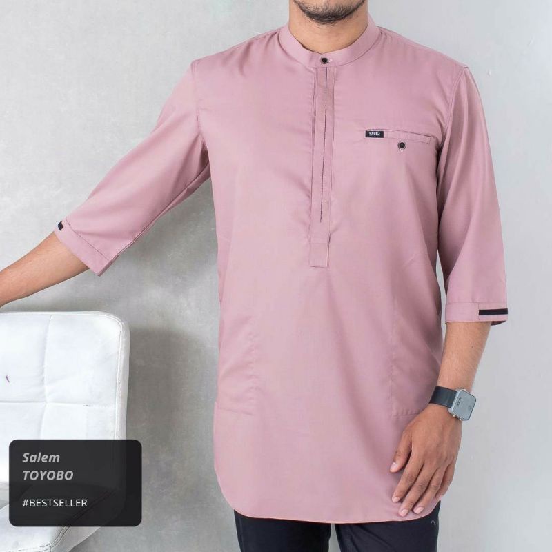 Koko kurta terbaru lengan 3/4 bahan toyobo fodu