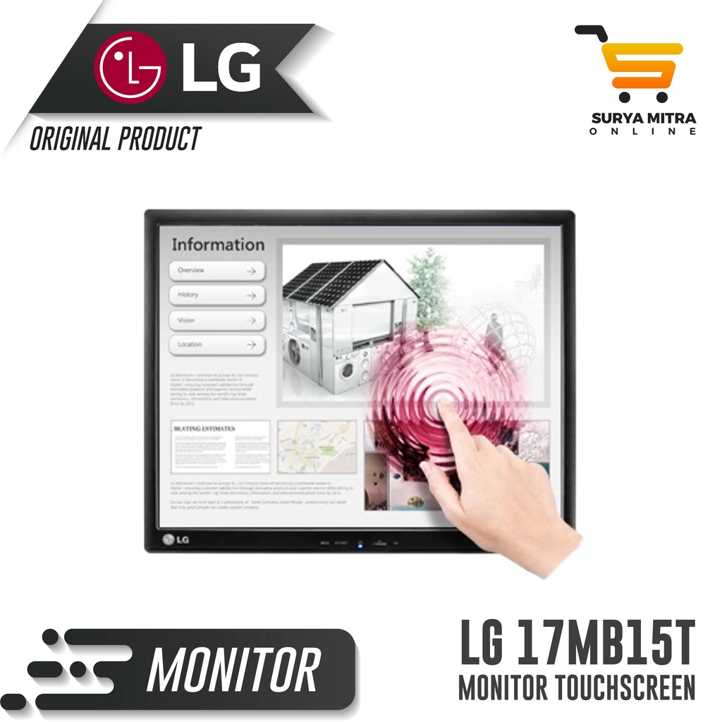 Monitor LG LED 17MB15T Touchscreen