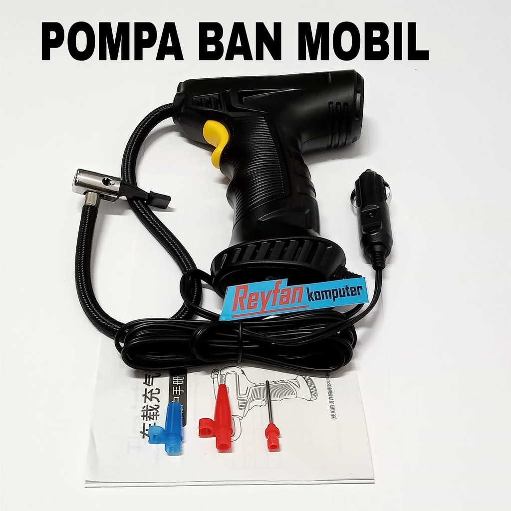 Pompa Ban Mobil Truk Motor Elektrik Cek Tekanan Angin Digital pompa elektrik Pompa Udara Mobil Portabel Mini Tire Pump 120w