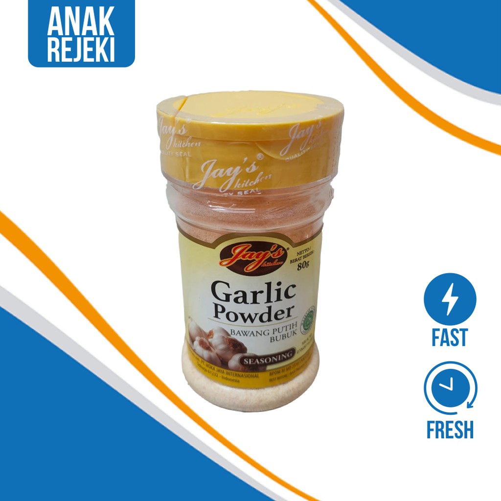 

Jay's Garlic Powder 80gr - Jays Bubuk Bawang Putih Tabur Serbuk Jay