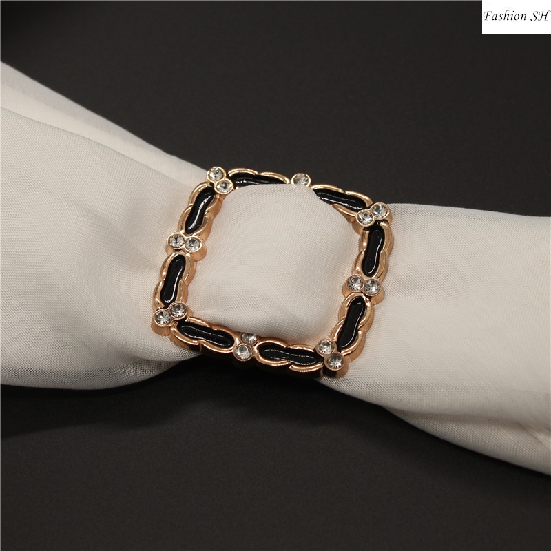 Cincin Syal Sutra Multifungsi Bahan Alloy Gaya Vintage M40290