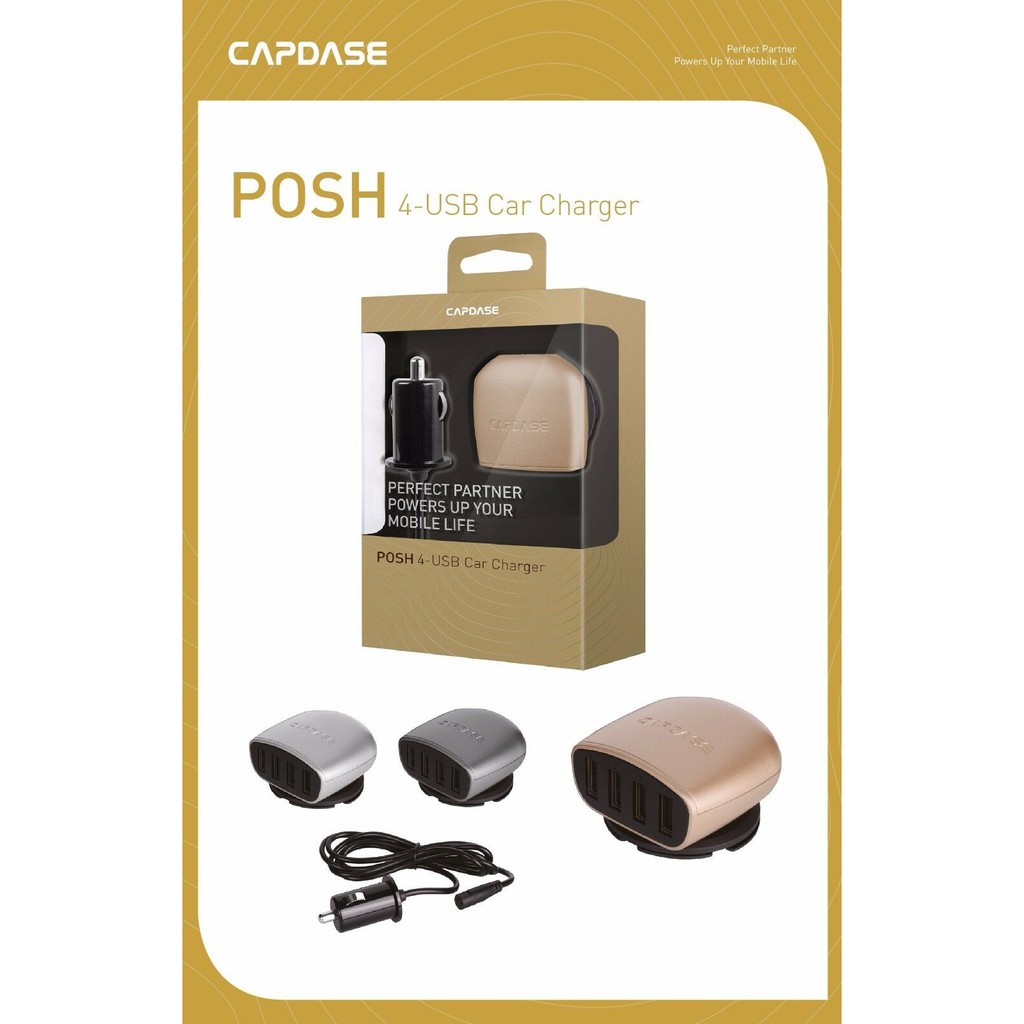 USB CAR CHARGER HANDPHONE CAPDASE POSH 4 ORIGINAL