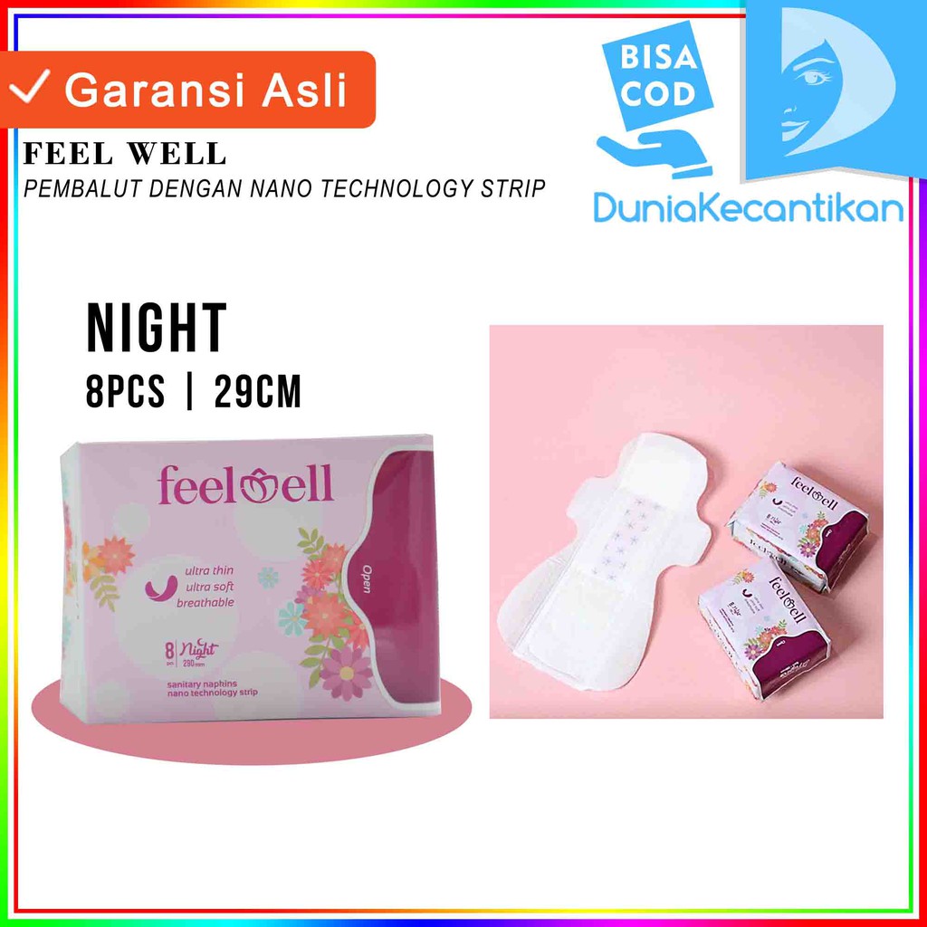 FeelWell Pembalut Pantyliner / Pembalut FeelWell / Pantyliner FeelWell / Feel Well - DKMALL