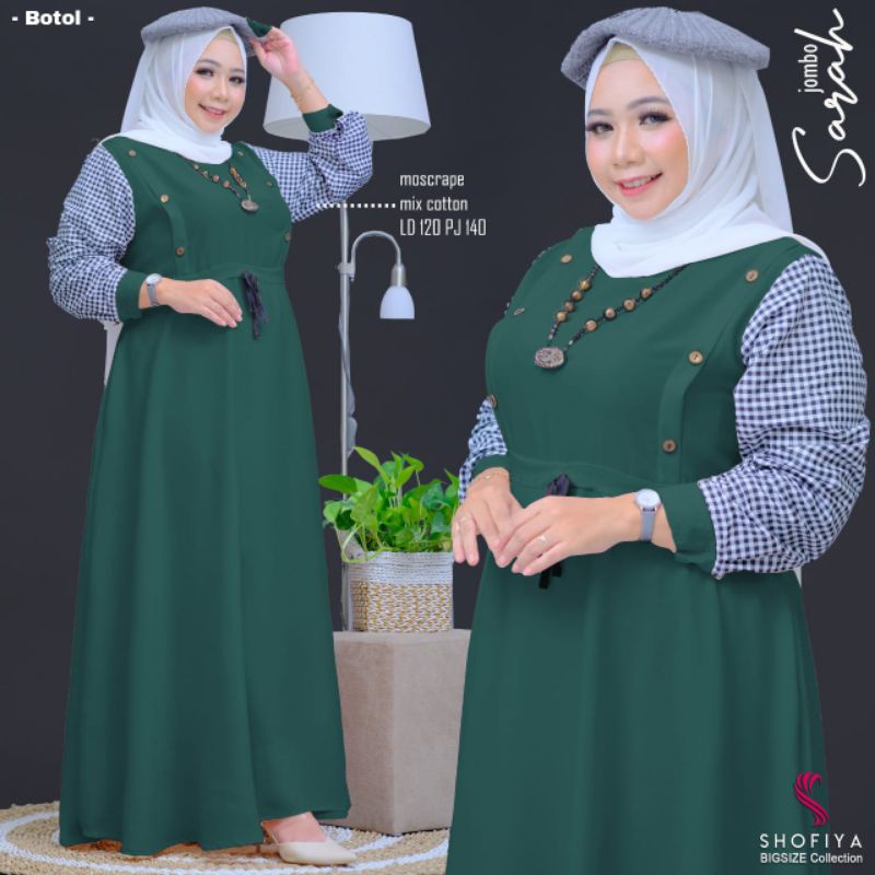 Sarah Jumbo Dress LD 120, ori by Shofiya