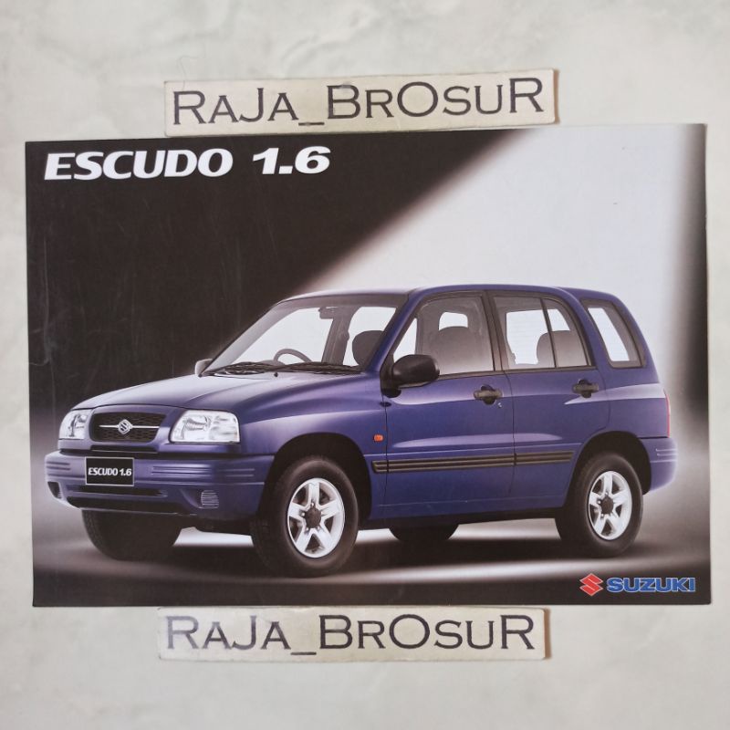 Poster brosur katalog flyer jadul lawas Suzuki Escudo 1.6