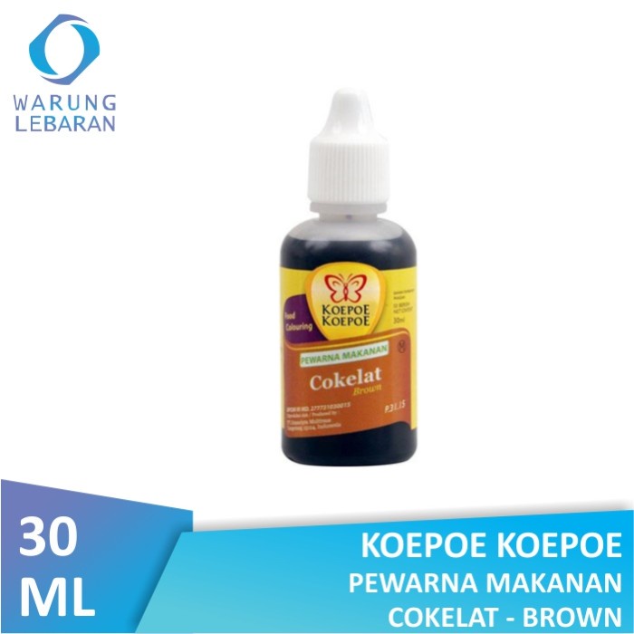 

Koepoe Koepoe Pewarna Makanan Coklat 30 ml - Food Colouring