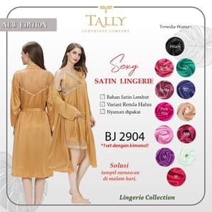 TALLY Bj 2904 Baju tidur Seksi lingerie Satin