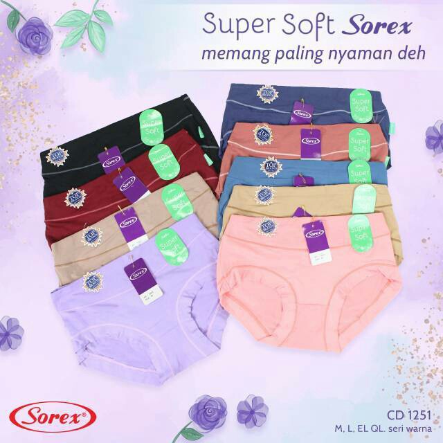 Cd Wanita Sorex 1251 Super Soft | Cd Basic |tyx