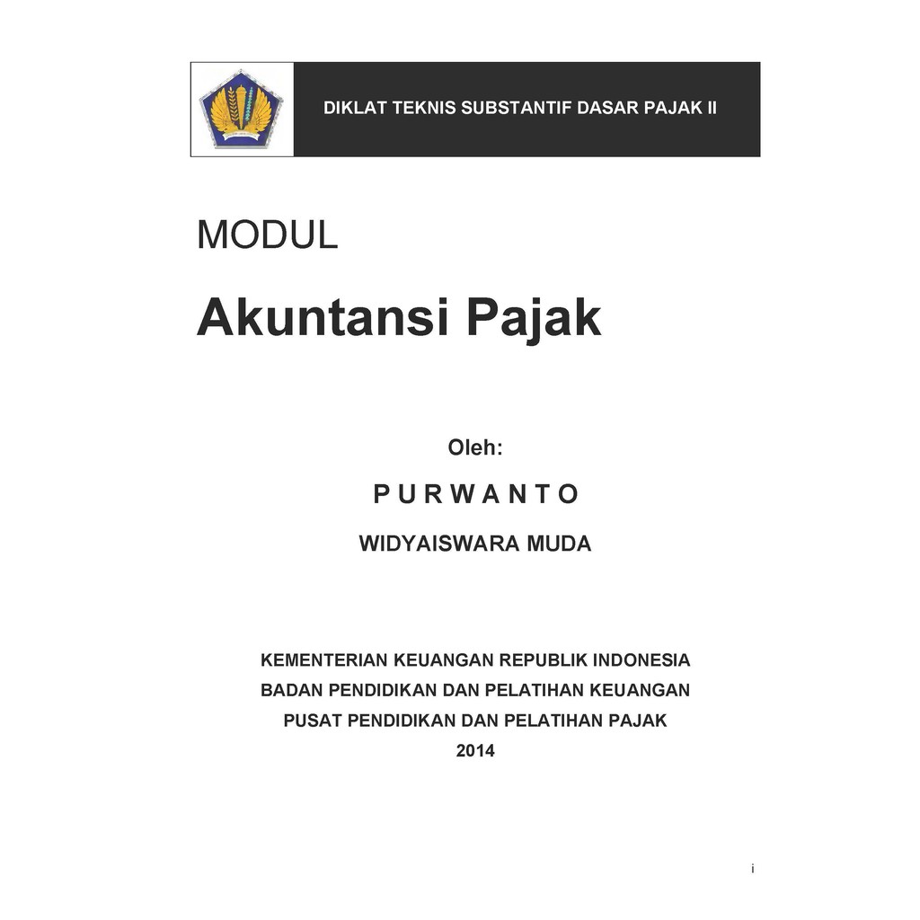 

Modul 4_Modul Akuntansi Pajak revisi Angkatan II