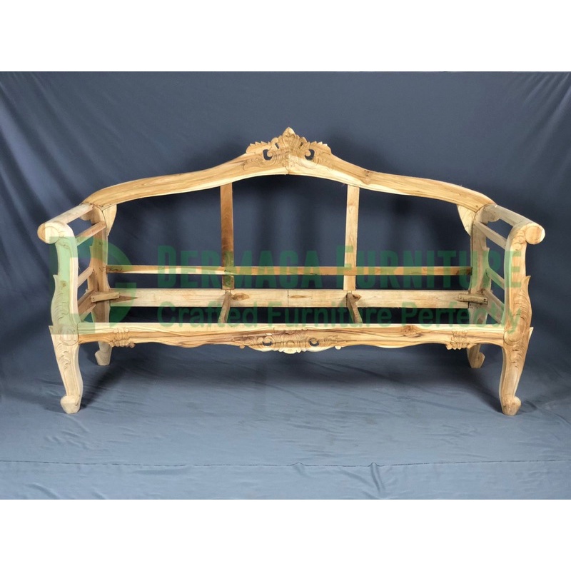 TERMURAH SOFA EMAS LANCIP 3 DUDUKAN JATI SOFA PELAMINAN TAMU FURNITURE JEPARA