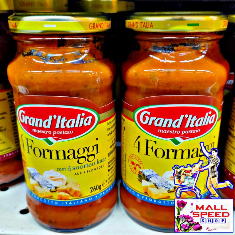 

grand import italia 4 formaggi sauce 260 gr/saus pasta