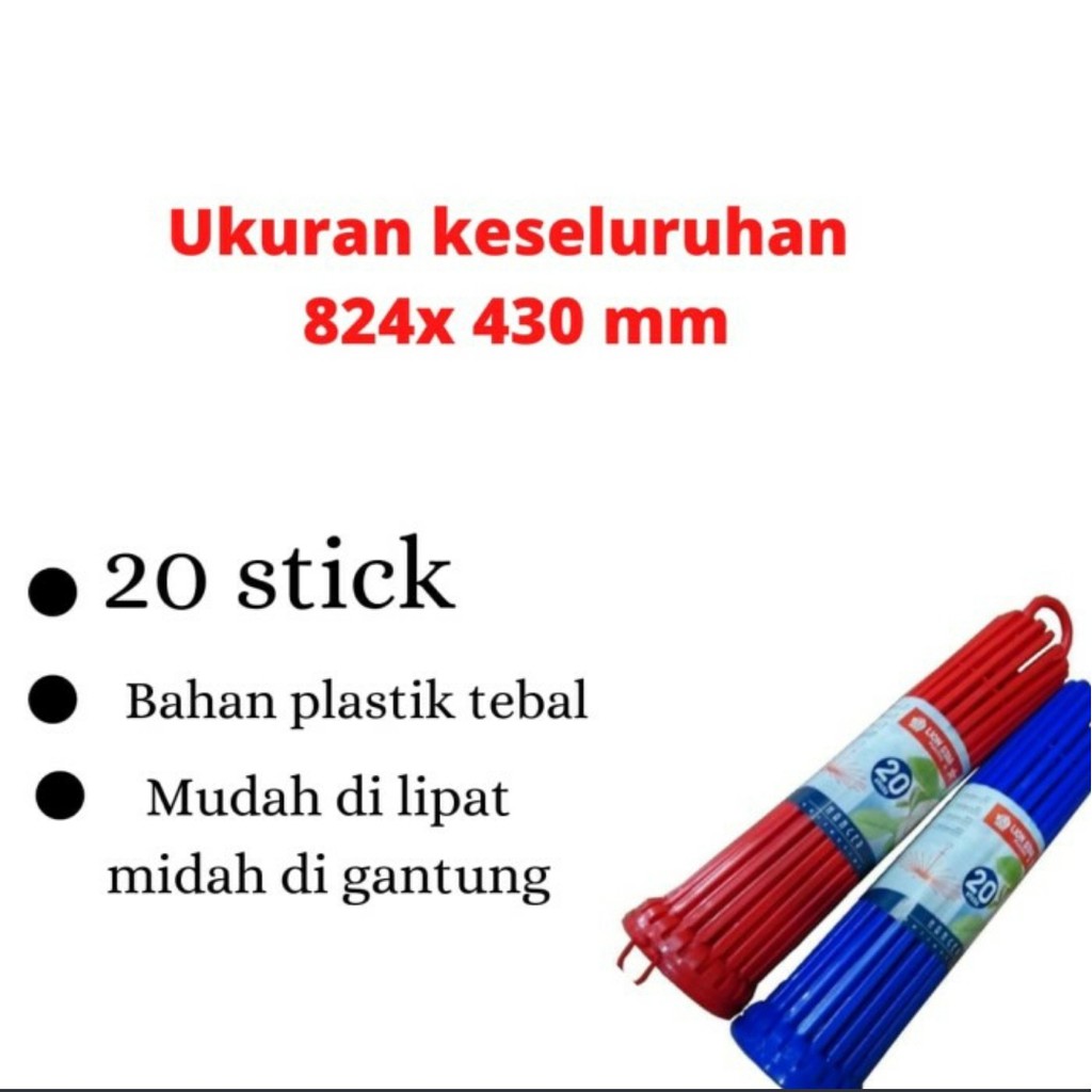 FOLDING 20S ( LION STAR UMUM 20 STICK ) GANTUNGAN BAJU SERBAGUNA PUTAR GROSIR