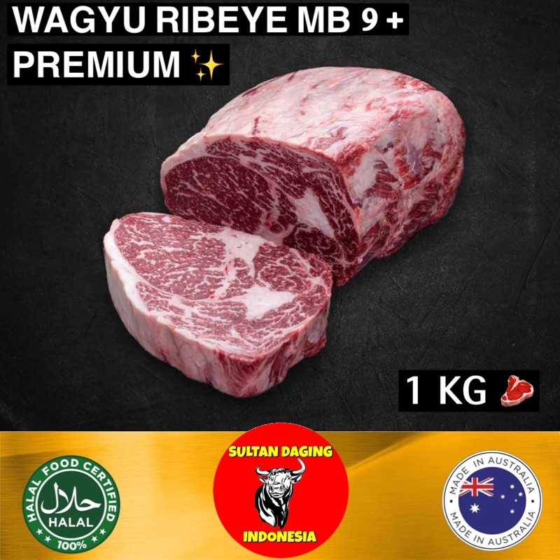 Jual WAGYU RIB EYE MB 9+ 250 GRAM PREMIUM IMPORT DARI AUSTRALIA/ RIBEYE ...