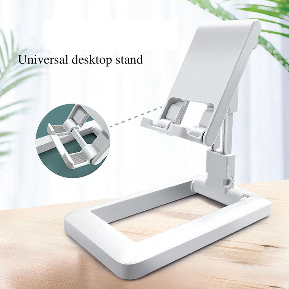 Rebuy Holder Ponsel Flat Fixed Desktop Telescopic Support Aksesoris Adjustable Tablet Stand