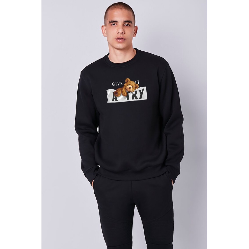 Best Seller - Sweater Sweatshirt pria dan wanita| pakaian pria switer distro| hoodie hitam surfing