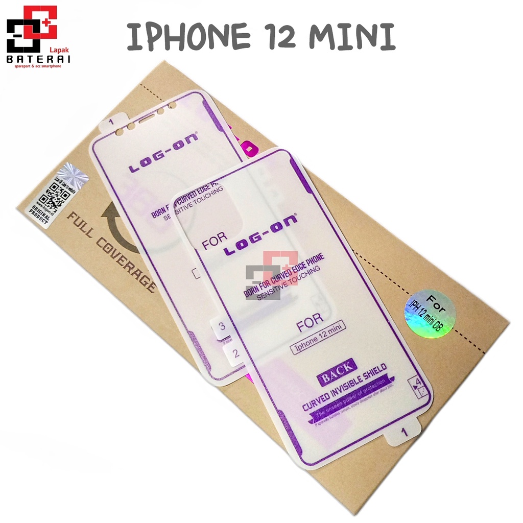 LOG - ON Anti Gores Hydrogel IPHONE 12 Mini