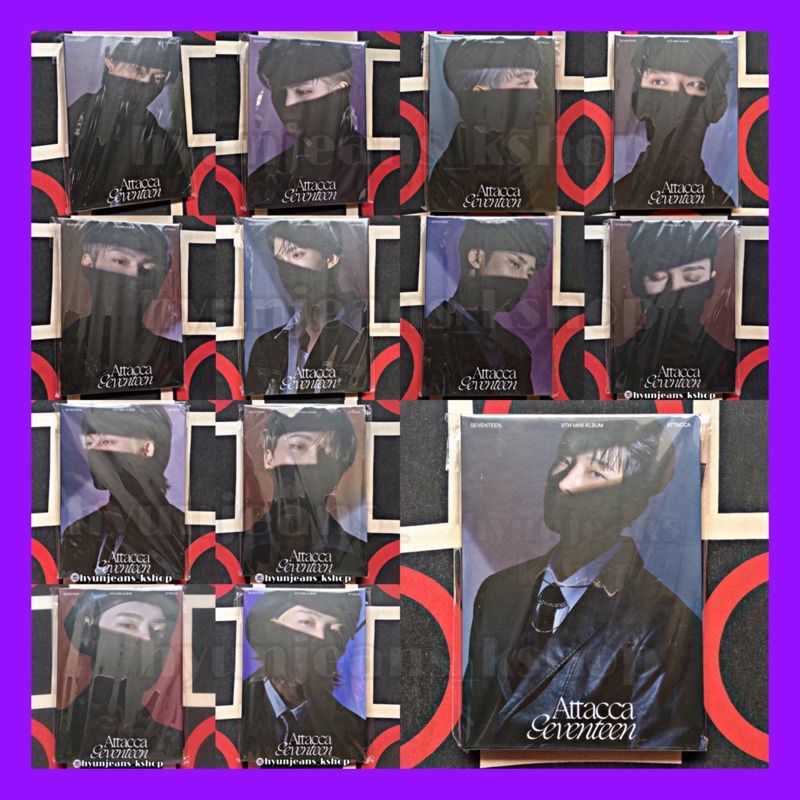 [READY STOCK] SEVENTEEN / SVT The 9th Mini Album - ATTACCA (Carat ver. / Carver) Wonwoo , Mingyu , J