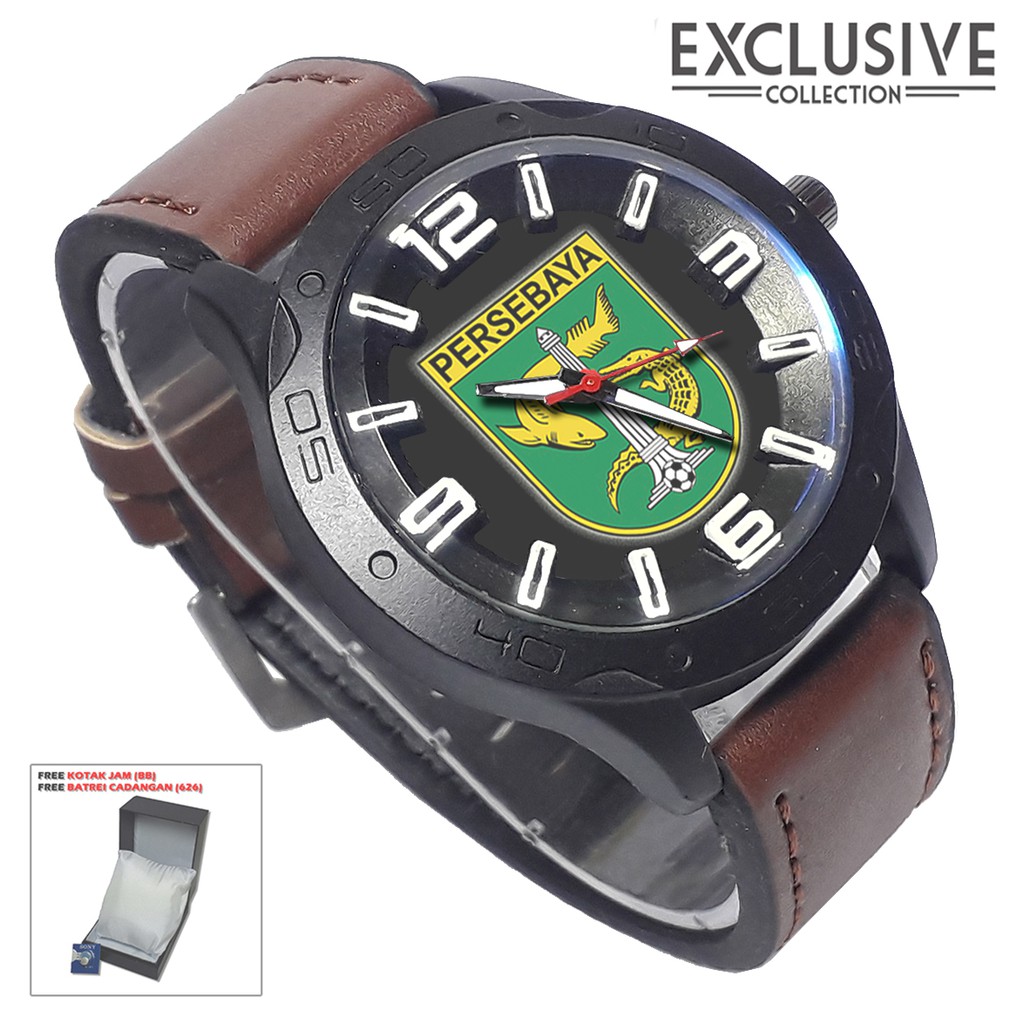 Jam tangan PERSEBAYA Kalep Coklat (Exclusive)