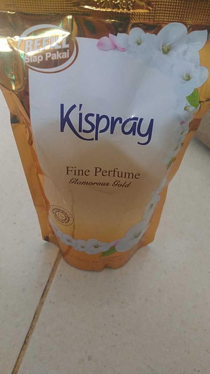 Kispray Glamorous Gold Refill Pouch 300 Ml.